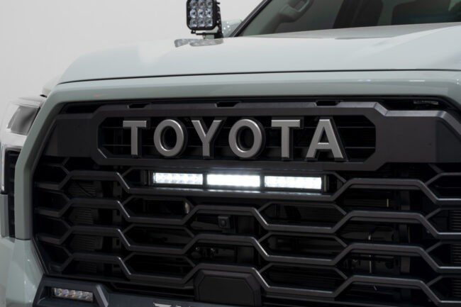 Diode Dynamics Toyota Tundra TRD Pro Grille 18" LED Light Bar Kit - Amber Combo (DD7416)