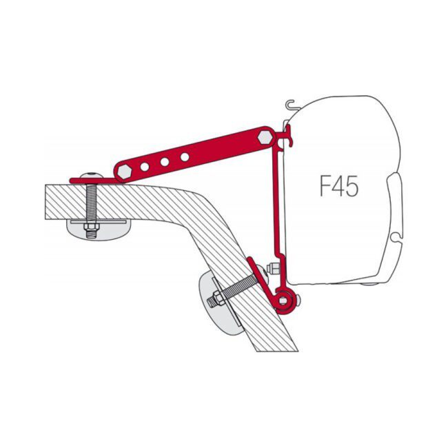 Fiamma F45S Awning Universal Mounting Bracket (98655-318)