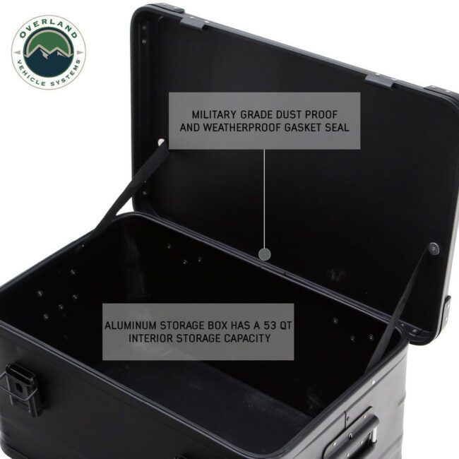 Overland Vehicle Systems 53 Quart Aluminum Storage Box (30100201)