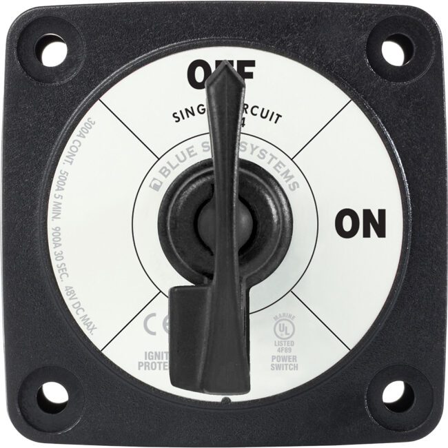 Blue Sea 6004200 M-series Battery Switch On/off Black With Locking Key