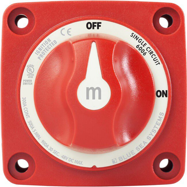Blue Sea 6006 M-series Battery Switch On/off With Knob