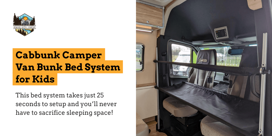 Cabbunk Camper Van Bunk Bed System for Kids