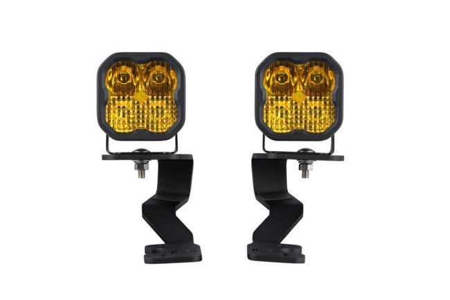 Diode Dynamics Stage Series Ditch Light Kit for 2022 Toyota Tundra, SS3 Pro Yellow Combo (DD7396)