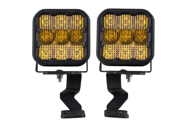 Diode Dynamics Stage Series Ditch Light Kit for 2022 Toyota Tundra, SS5 Pro Yellow Combo (DD7400)