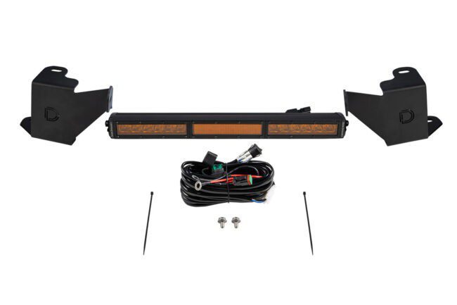 Diode Dynamics Stealth Bumper Light Bar Kit for 2022 Toyota Tundra, Amber Combo (DD7413)