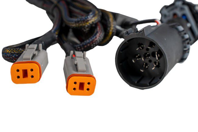 Diode Dynamics Stage Series C1R 7-pin Dual-Output Trailer Hitch LED Light Wiring Harness