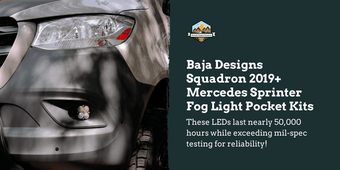 Baja Designs Squadron 2019+ Mercedes Sprinter Fog Light Pocket Kits