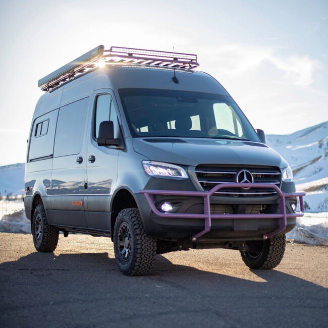 Aluminess Brush Guard/Light Bar for 2019+ Mercedes Sprinter Vans