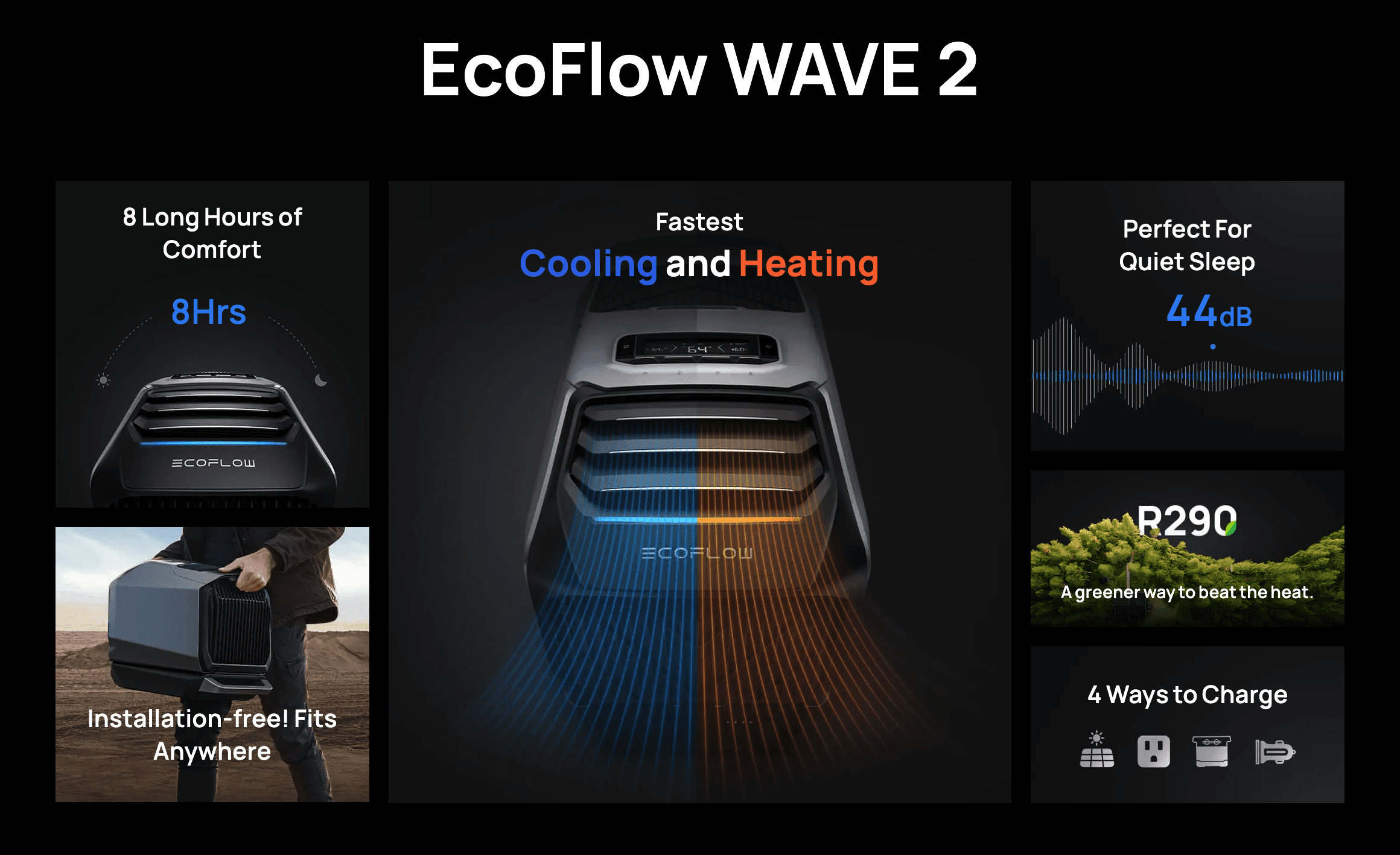 EcoFlow Wave 2 Portable Air Conditioner & Heater