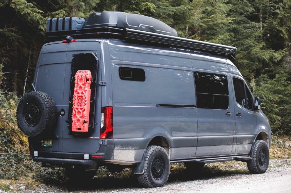 Stoked Adventure Outfitters Mul-T Rack Rear Door Accessory Rack for Mercedes Sprinter