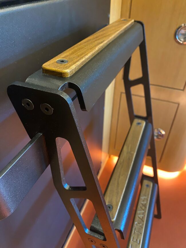 Tetravan Camper Van Shower Aluminum Bed Ladder