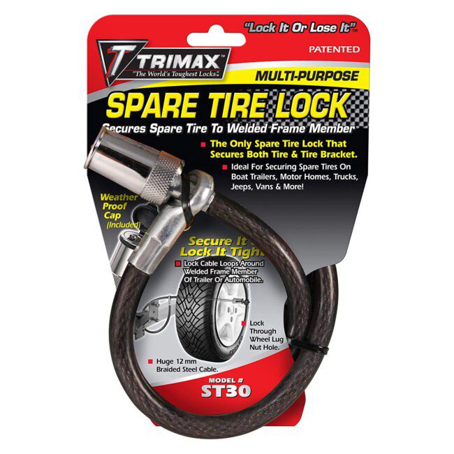 Trimax ST30 Trimaflex 3 Foot Spare Tire Cable Lock