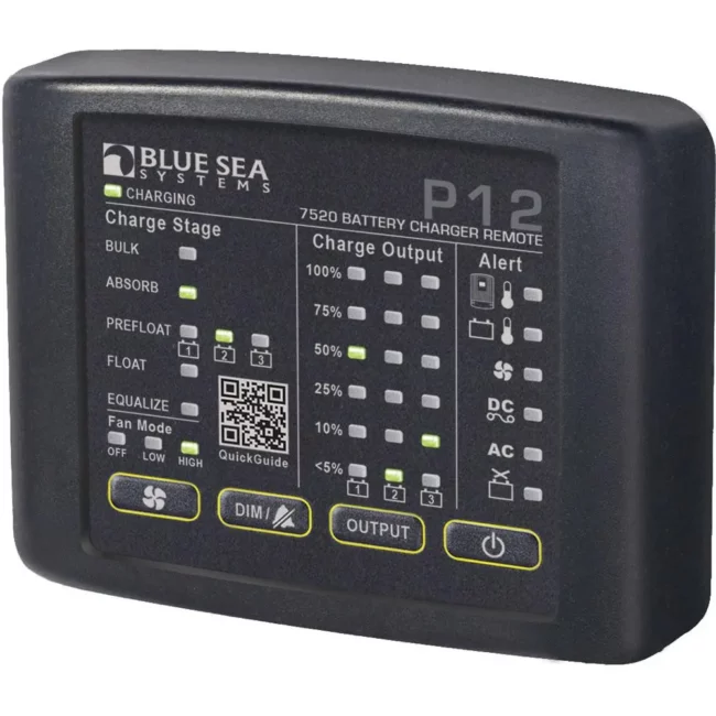 Blue Sea 7517 OLED Remote For P12 Battery Chargers