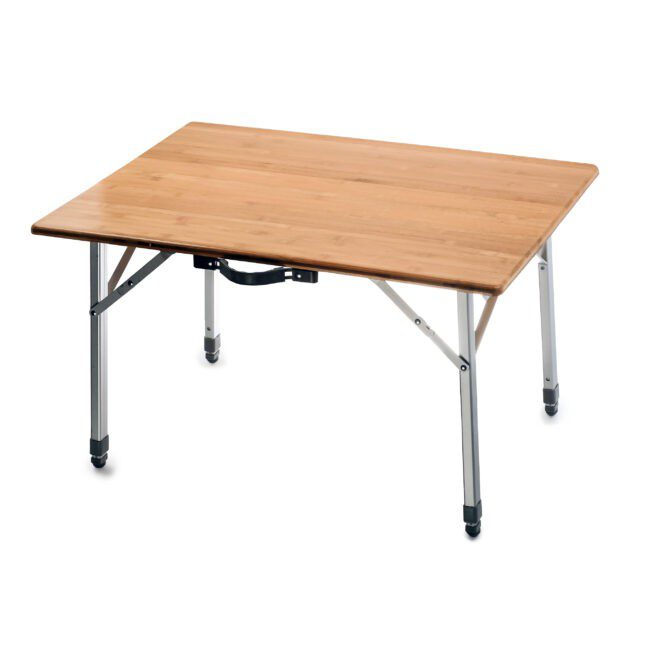 Camco Bamboo & Aluminum Folding Camping Table (51895)