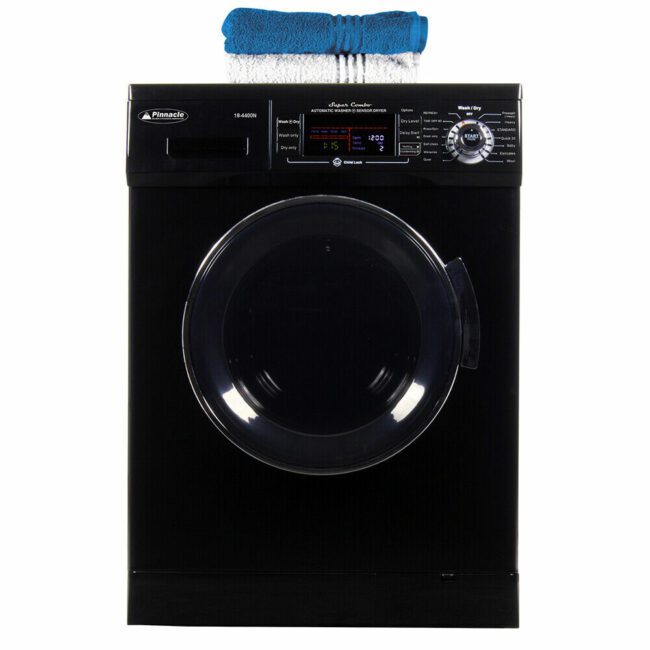 Pinnacle Super Combo Washer:dryer (black) (18 4400 N B) 3