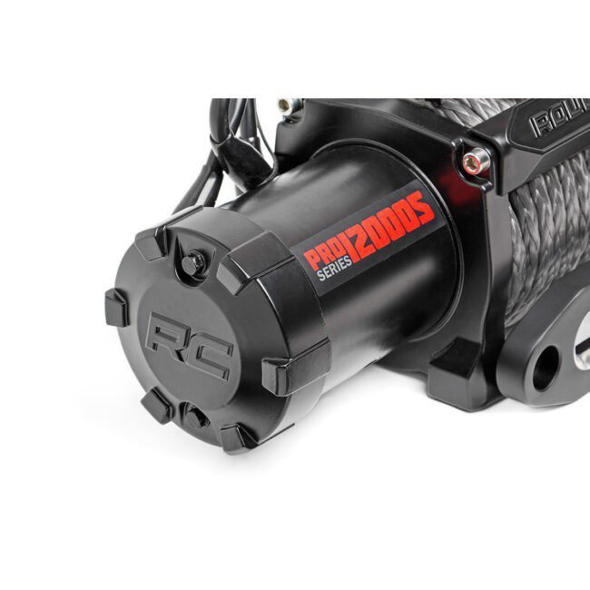 Rough Country Pro Series 12,000lb. Winch w/ Synthetic Rope (PRO12000S)