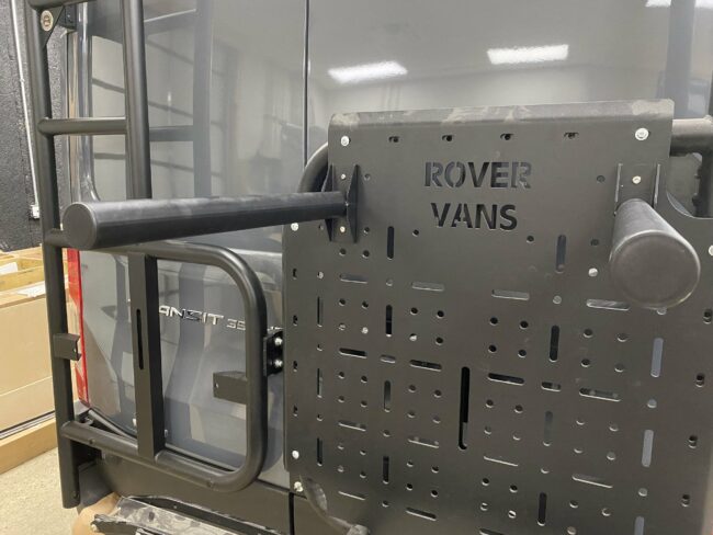 Rover Vans Rear Door Accessory Rack Bike Rack Mounts