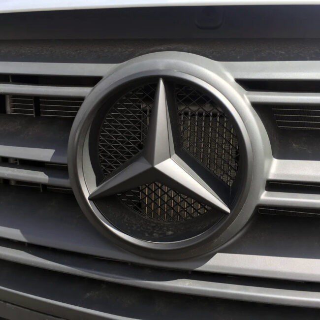 Terrawagen All-Black Mercedes Logo Front Grill Emblem for 2019+ Mercedes Sprinter Vans