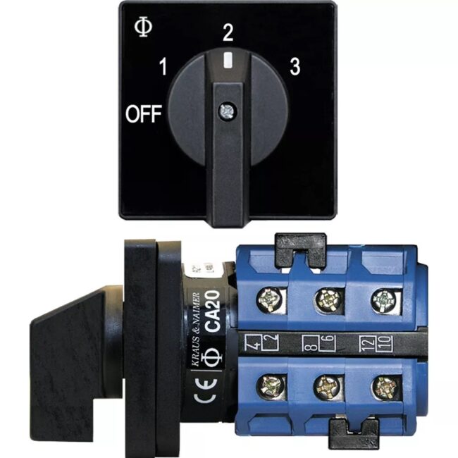 Blue Sea 9010 Rotary Switch 120vac 30 Amp Off + 3 Position