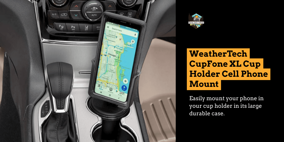 WeatherTech CupFone XL Cup Holder Cell Phone Mount