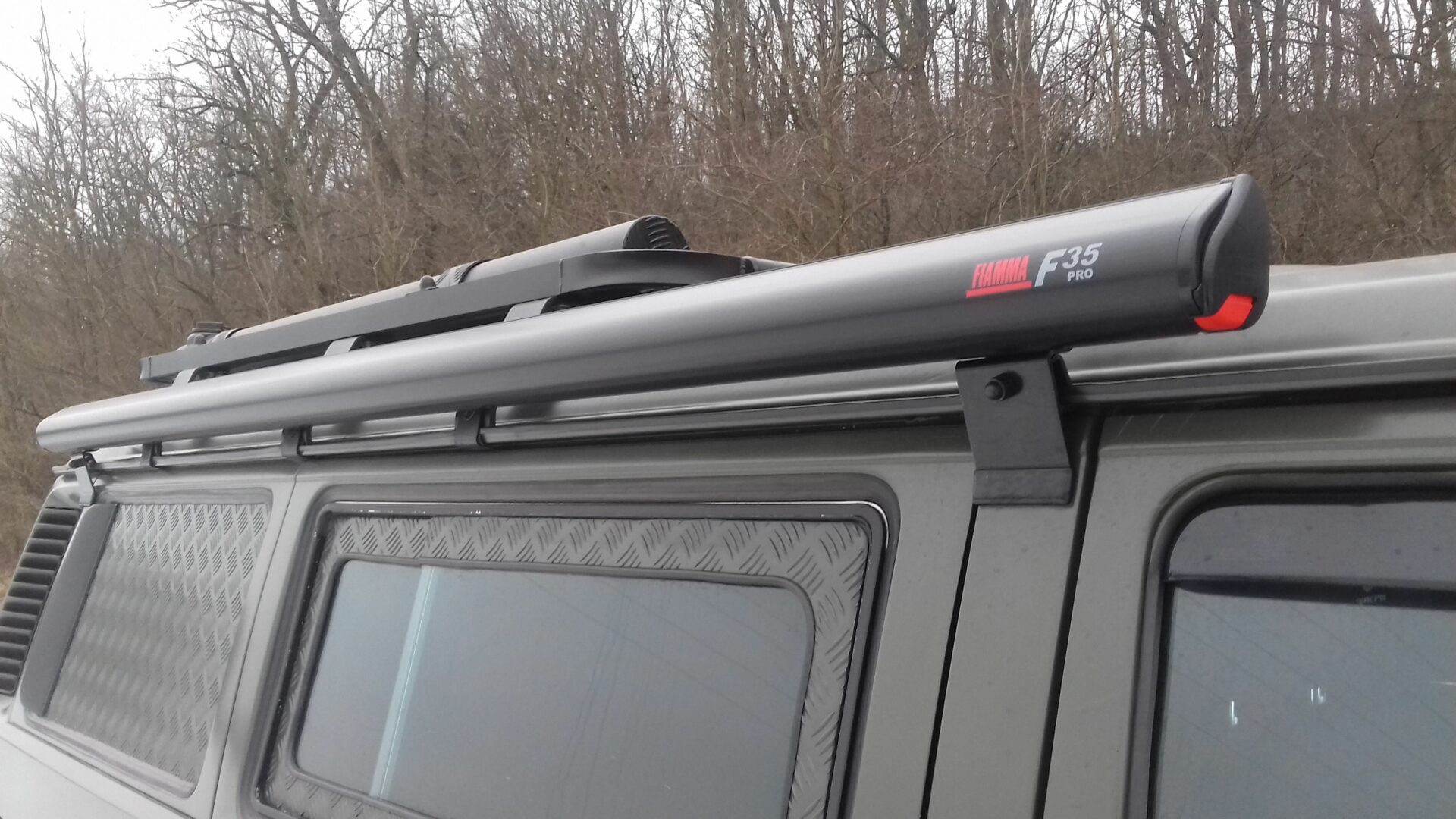 Fiamma F35 Pro Wall Mount Awning for Overlanding Vehicles and SUV's
