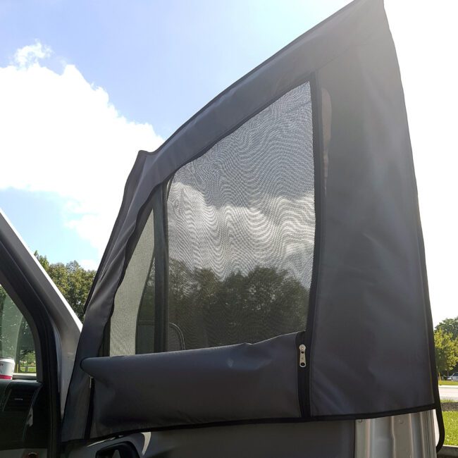 Rolef Front Door Screen Windshield Cover For Mercedes Sprinter Vans 4
