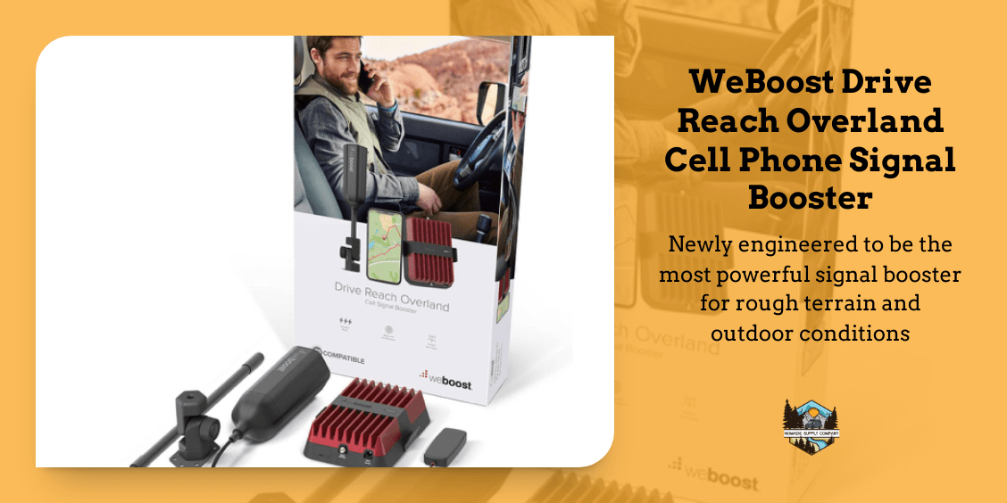WeBoost Drive Reach Overland Cell Phone Signal Booster