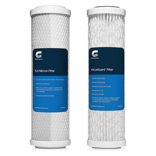 Clearsource Nomad Camper Van Water Filter Replacement Filter Pack