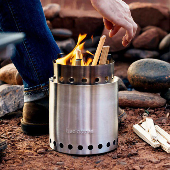 Solo Stove Campfire Cooking Fire Pit Complete Gear Kit