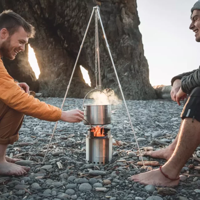 Solo Stove Campfire Cooking Fire Pit Complete Gear Kit