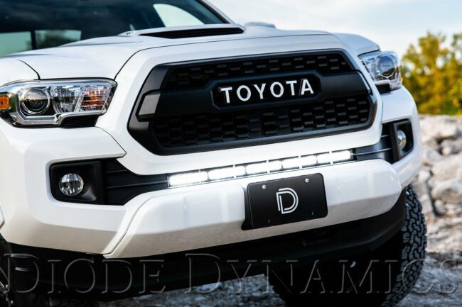 Diode Dynamics DD6070 SS30 Stealth Lightbar Kit for 2016-2023 Toyota Tacoma, White Driving