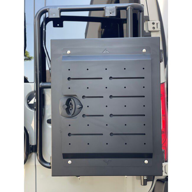 Aluminess Deluxe Universal Camper Van Rear Door Cargo Storage Box Explorer Edition (210700-FS)