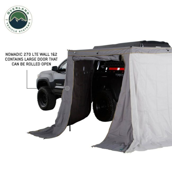 Overland Vehicle Systems Nomadic 270LTE Awning Side Walls 1 and 2 (Driver Side) (18309909)