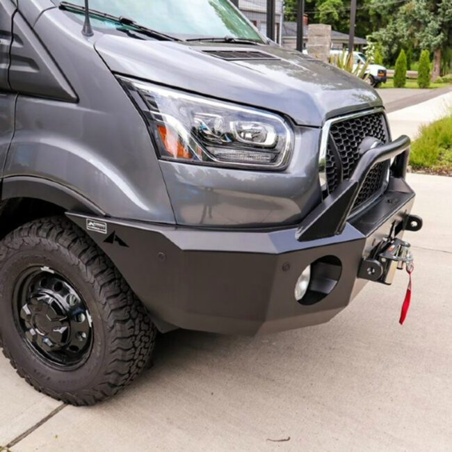 Aluminess Front Winch Bumper for 2020+ Ford Transit Vans