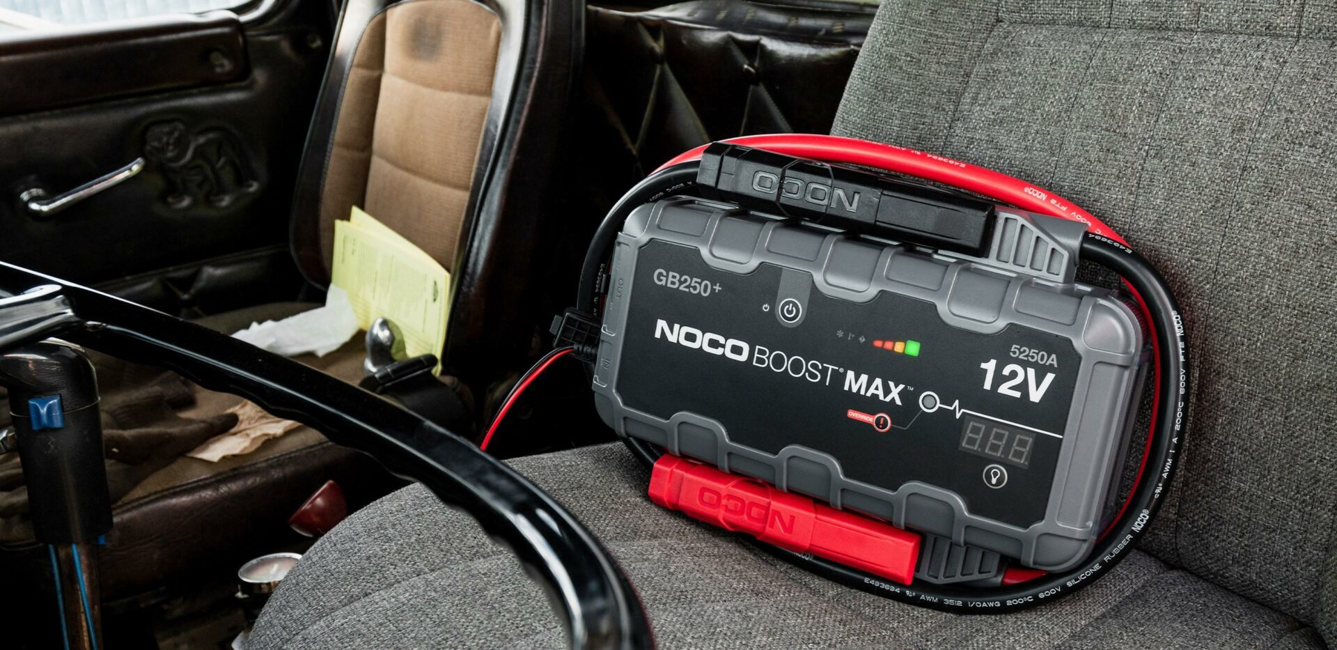 NOCO Boost Max GB250+ 12V 5250 Amp UltraSafe Lithium Jump Starter