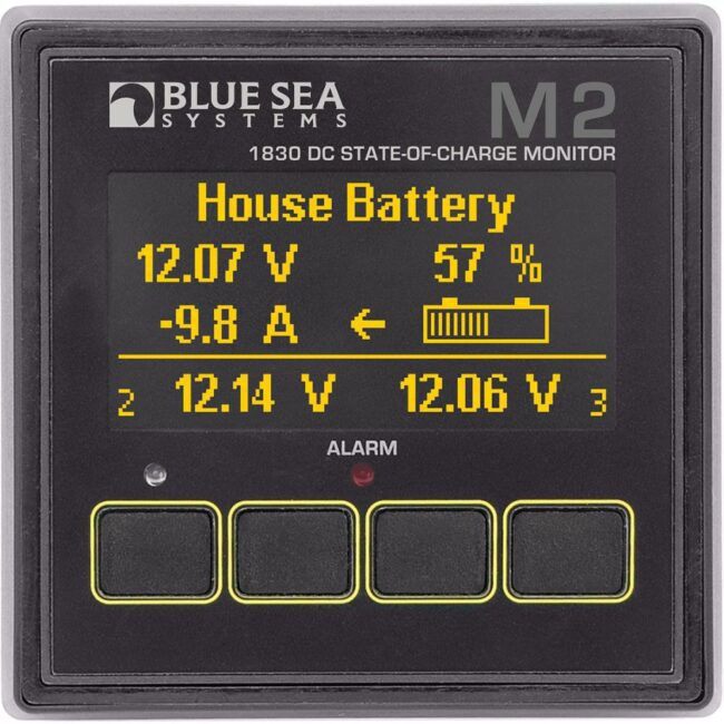 Blue Sea 1830 M2 DC Multimeter With State Of Charge
