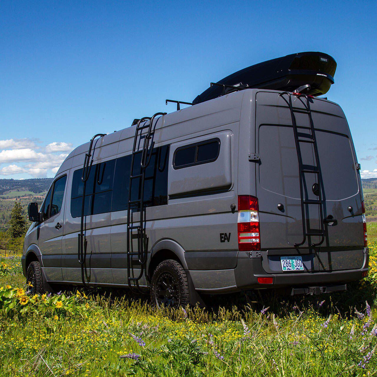 Sprinter Camper Van With Slide Out | escapeauthority.com