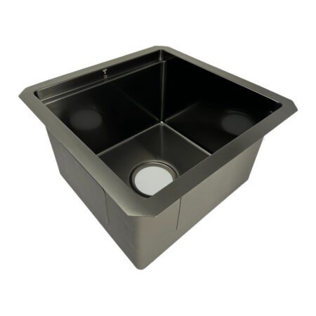 Tec Vanlife Matte Black Stainless Steel Nanotech Galley Sink (15" x 15")