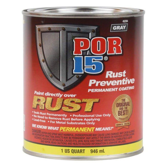 POR-15 Rust Preventive Paint 1 Quart (Grey)