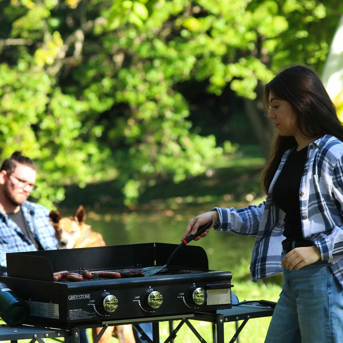 Furrion Greystone 25" Side By Side Grill/Griddle (HF2519A3)