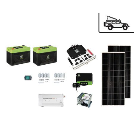 Expion360 Overland 200 Ah Solar Solar Lifepo4 Lithium Battery Power Bundle Ex Pbe002 2