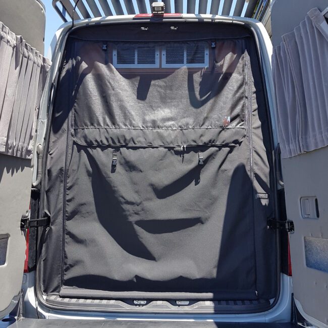 Rolef Zippered Camper Van Rear Door Screen For 2007 2018 Mercedes Sprinter Vans 6