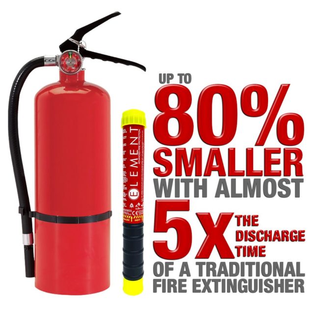 Element E50 50 Second Vehicle Fire Extinguisher (40050)