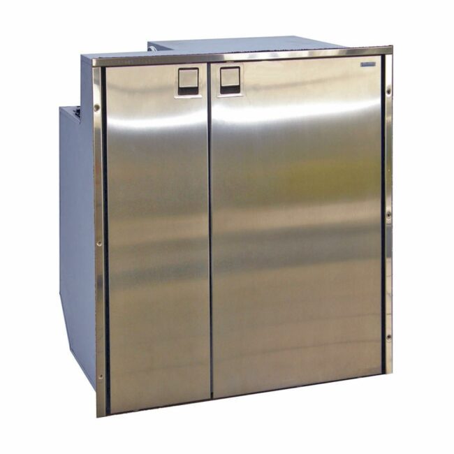 Isotherm CRUISE 200 Inox Side by Side Refrigerator/Freezer (Stainless Steel) (1200BB4YK0000)