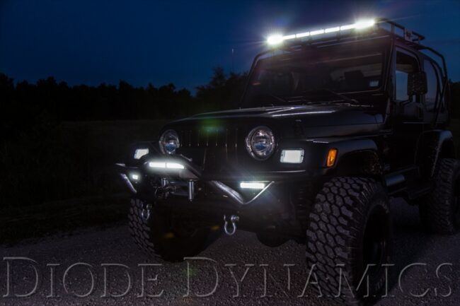 Diode Dynamics 12" LED Light Bar Clear Wide (Pair)