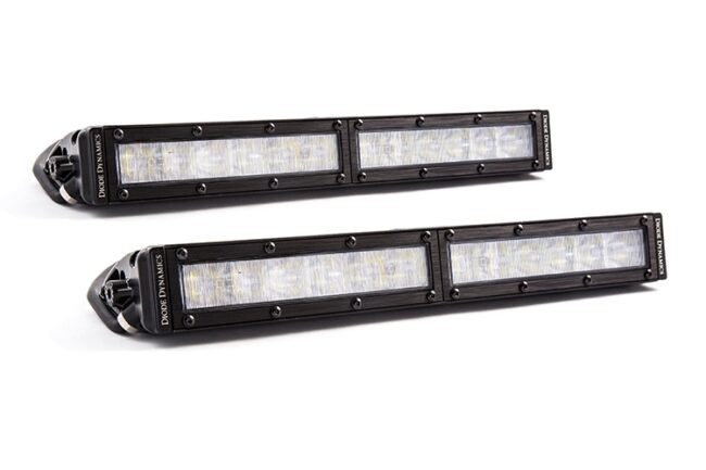 Diode Dynamics 12" LED Light Bar Clear Wide (Pair)