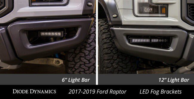 Diode Dynamics 2017-2019 Ford Raptor SS Fog Kit SS 6.0" Amber Driving (DD6216)