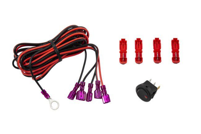 Diode Dynamics Add-on LED Switch Kit Red (DD3034)