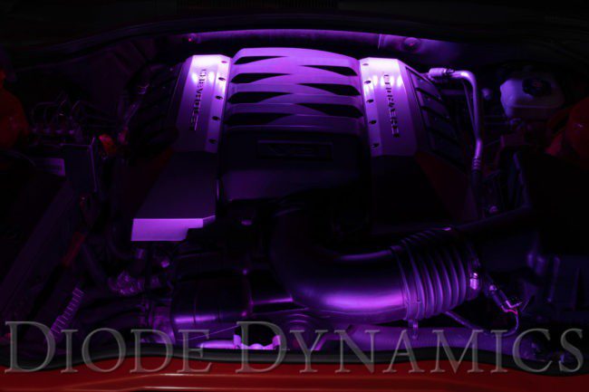Diode Dynamics RGBW Engine Bay LED Strip Kit (2 Piece)