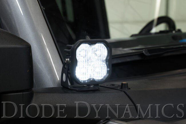 Diode Dynamics SS3 LED A-Pillar/Ditch Light Kit for Ford Bronco Pro (White Combo)